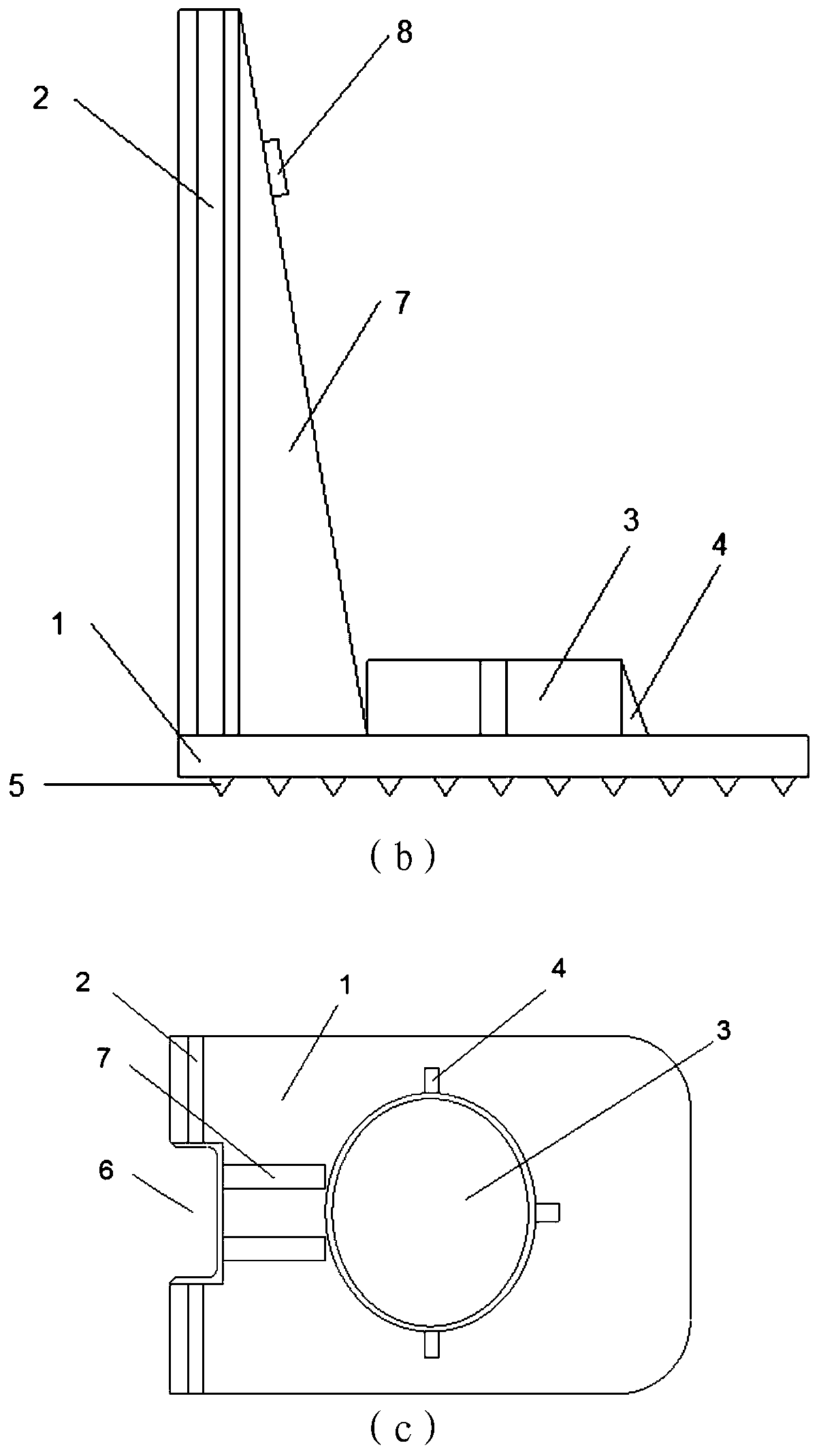 Mining L type steel column shoe