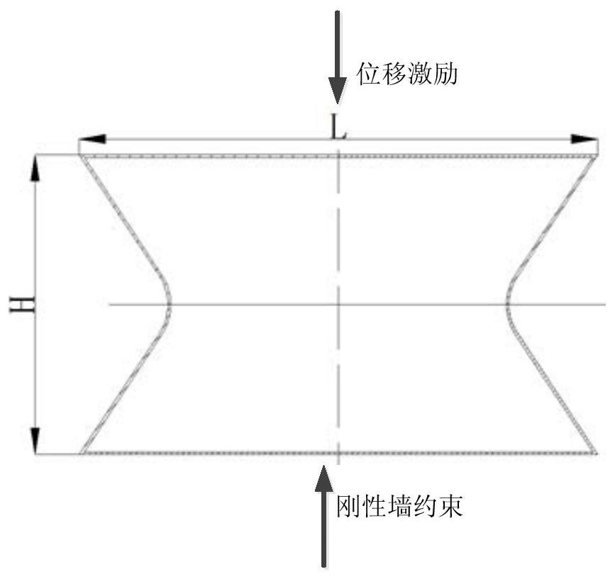 A non-positive Poisson's ratio cushioning energy-absorbing structure filled with circular tubes