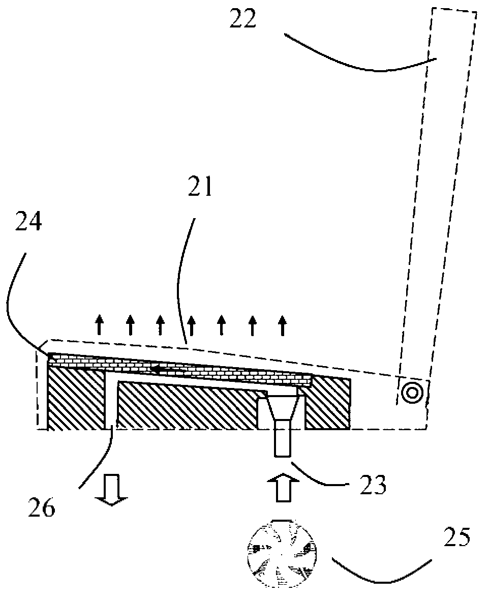 Automobile seat air-conditioning system