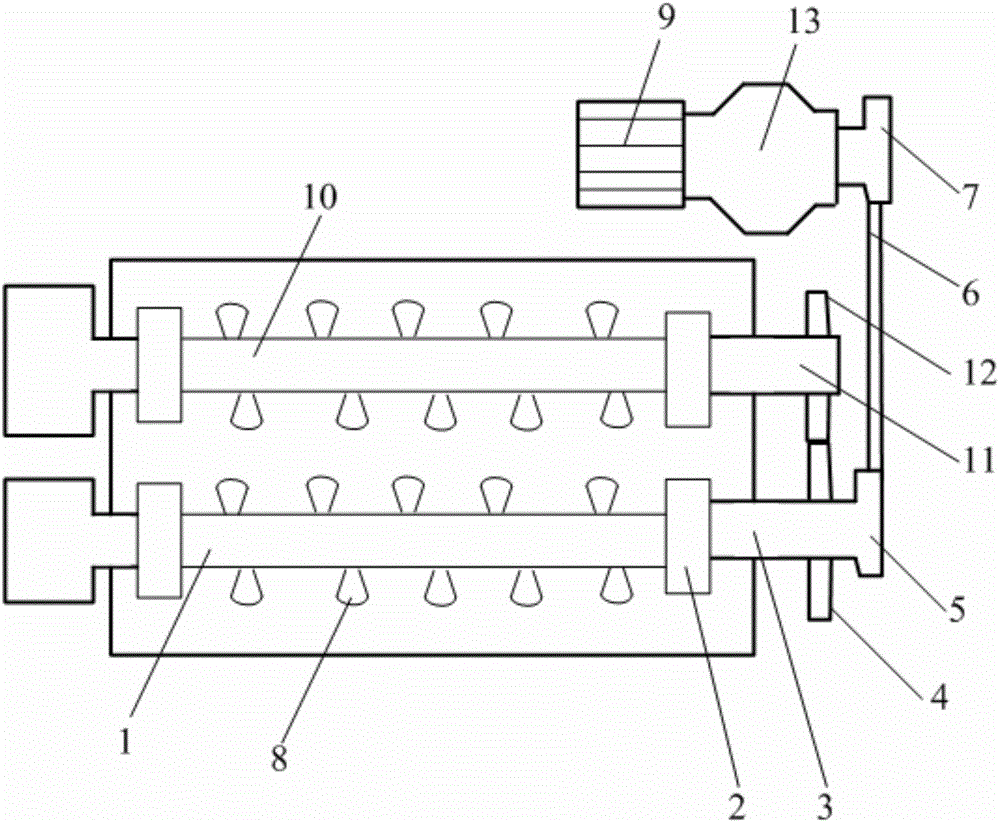 Horizontal type double-shaft stirring cement foaming machine