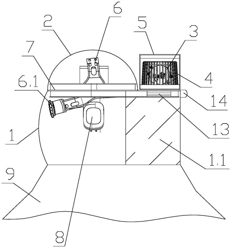 Control system of automatic air supply helmet