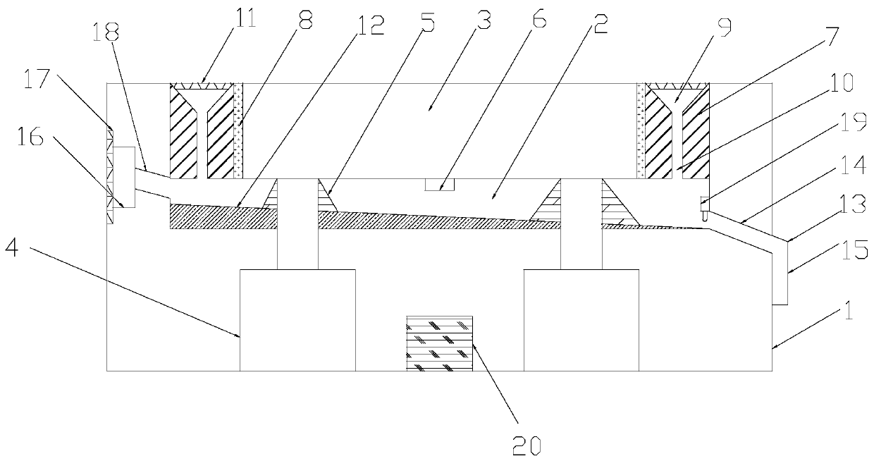 Anti-flooding mechanism of safe, intelligent and energy-saving wireless charging emitter