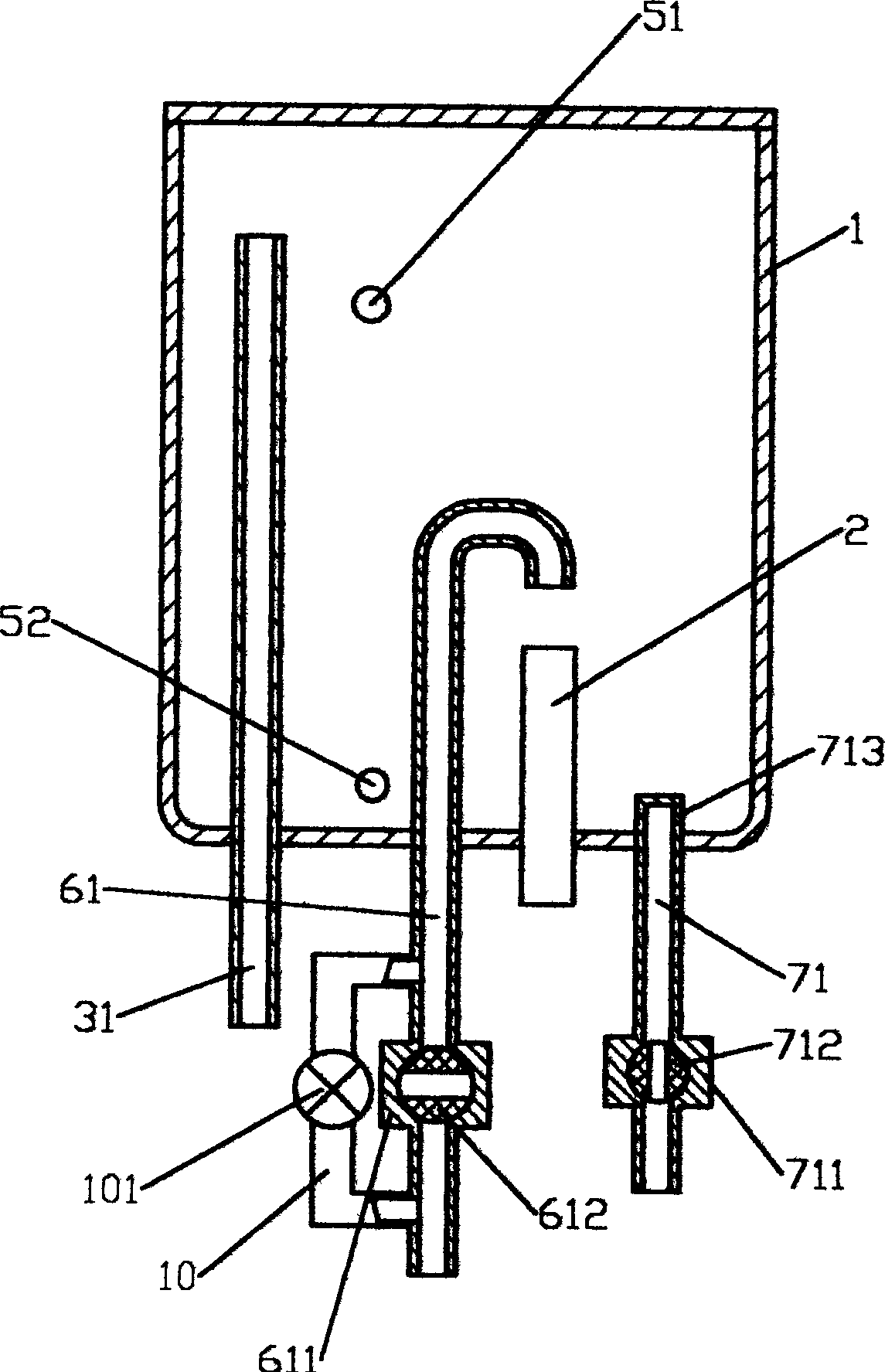 Automatic scale cleaning method for electric heating tube in electric water heater