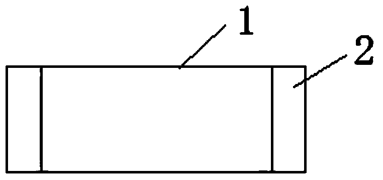 Chip component tip packaging paste and preparation method of chip component