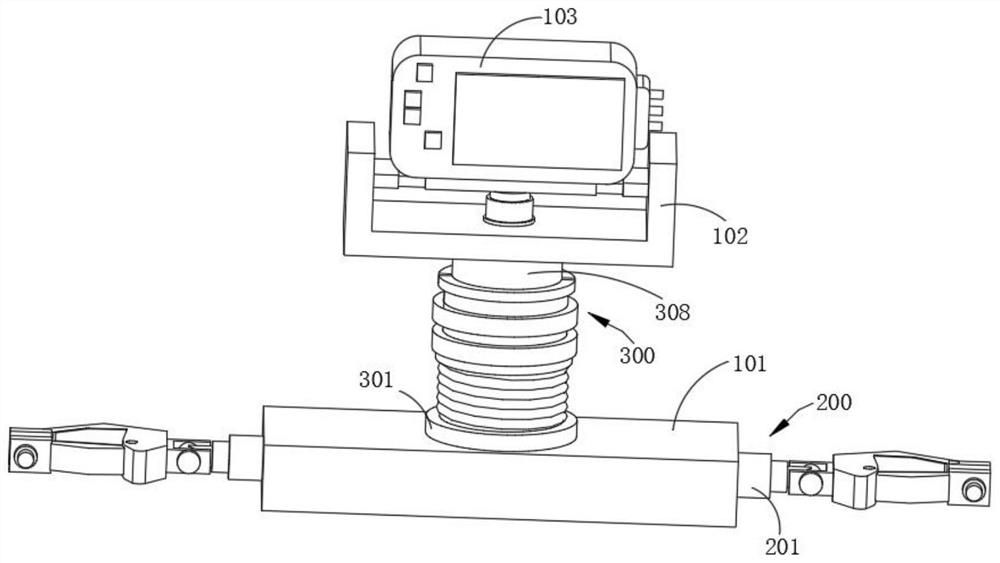 Automobile data recorder mounting structure for motorcycle