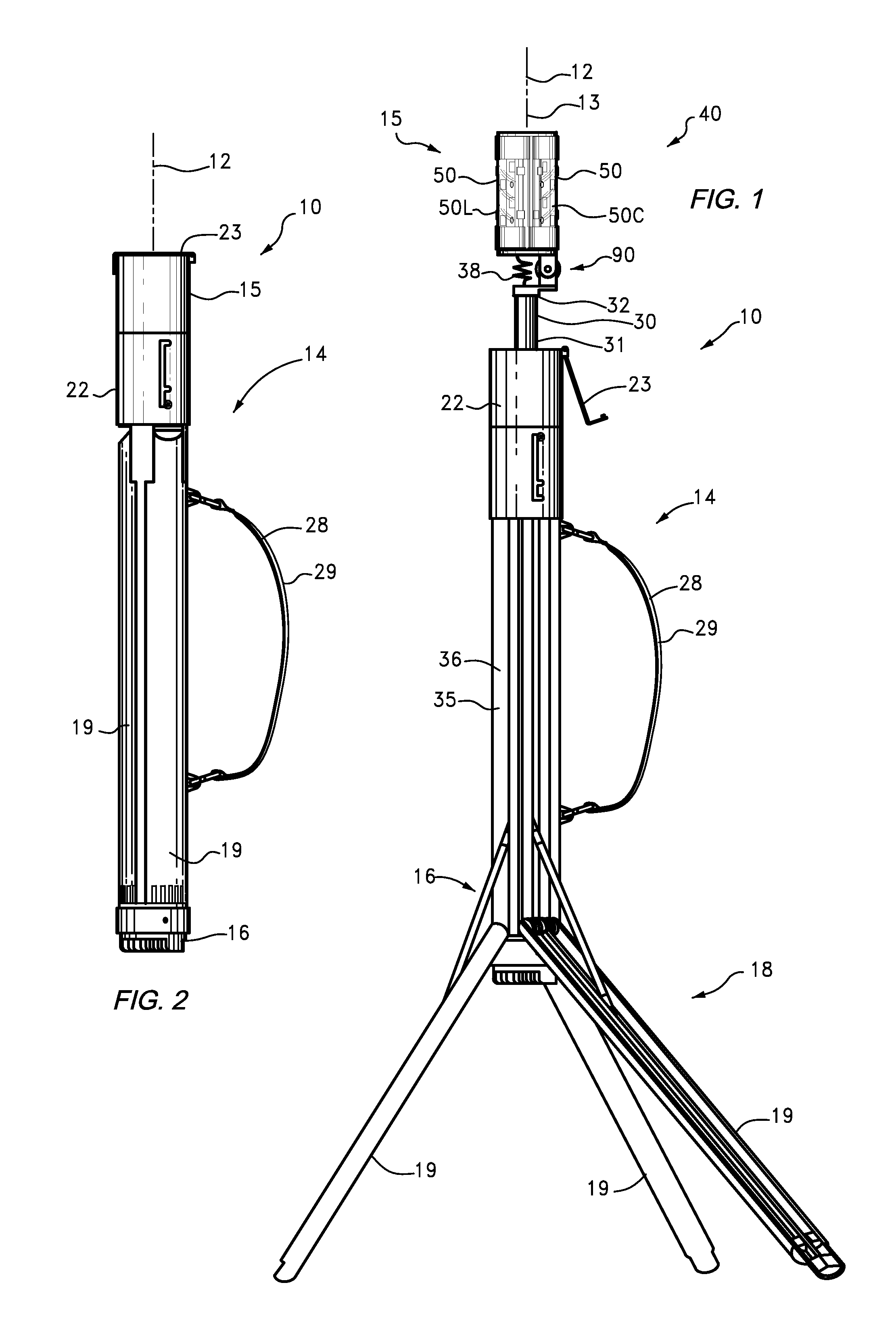 Light Fixture Reconfigurable Between Area Lighting and Spot Lighting Configurations