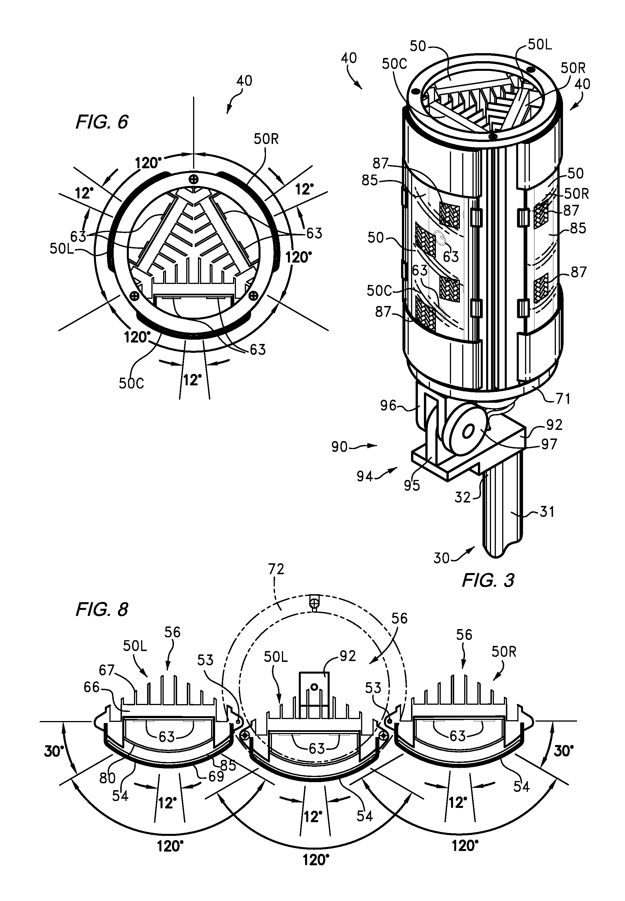 Light Fixture Reconfigurable Between Area Lighting and Spot Lighting Configurations