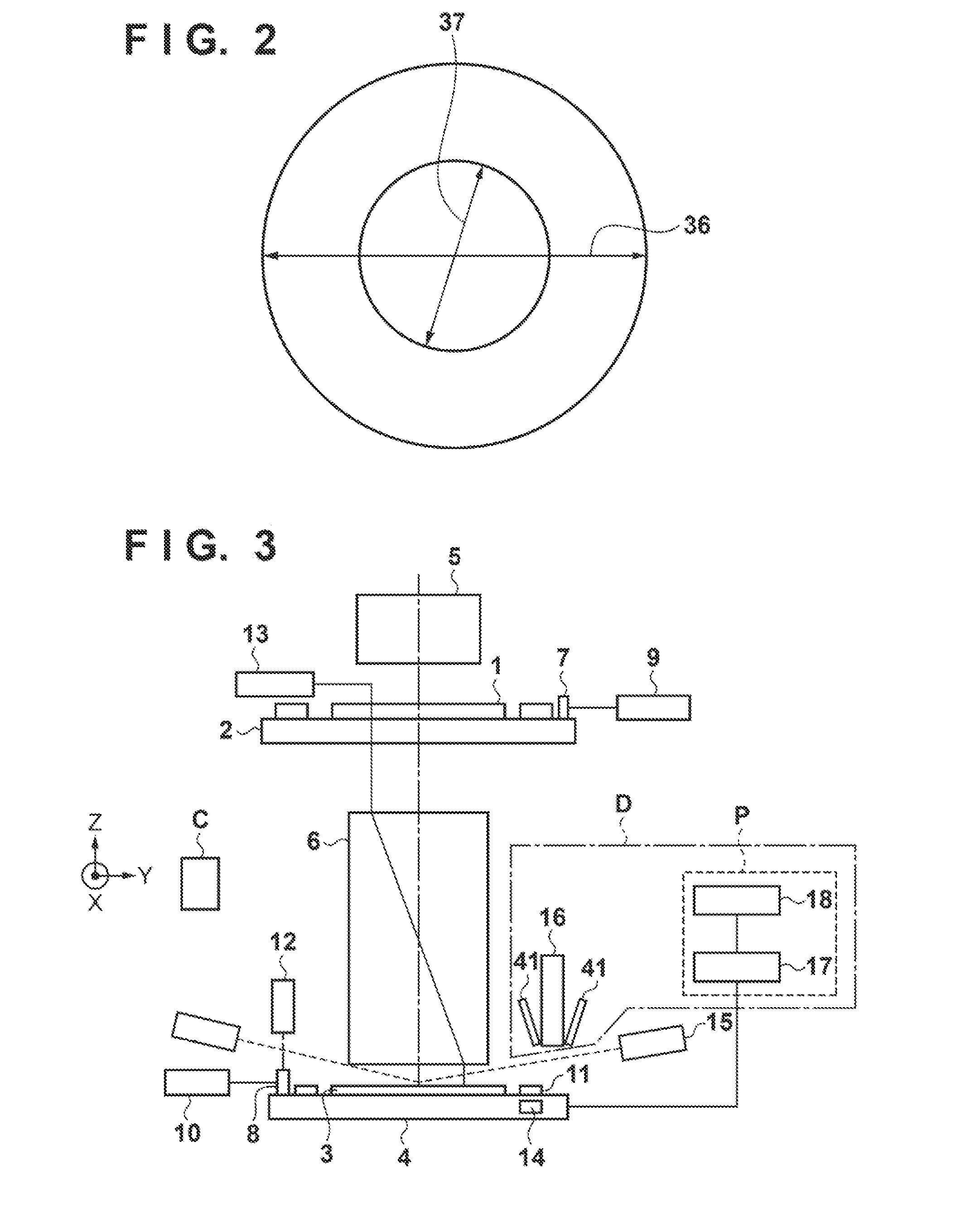 Detection apparatus, exposure apparatus, and method of manufacturing device