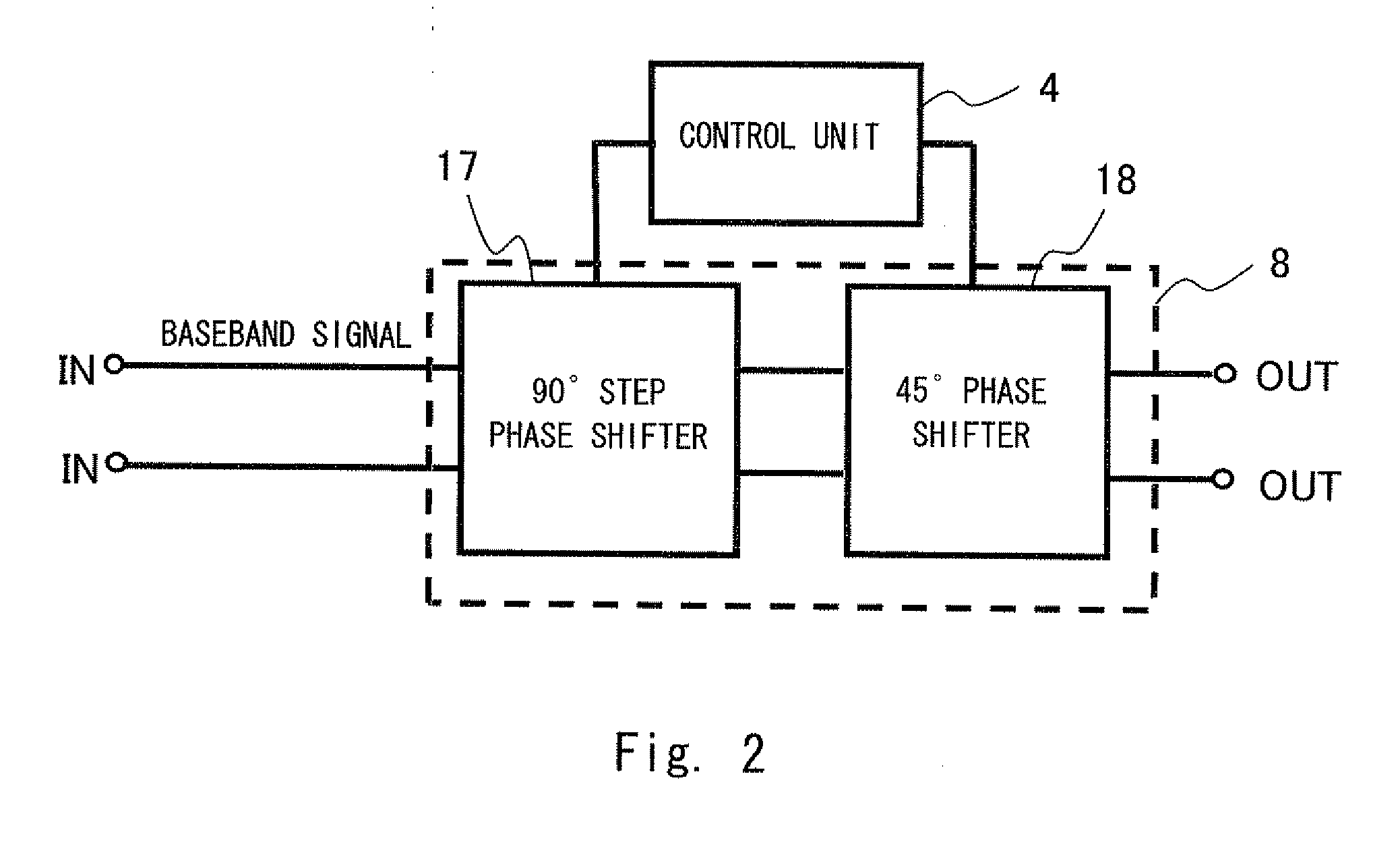 Phase shifter, wireless communication apparatus, and phase control method