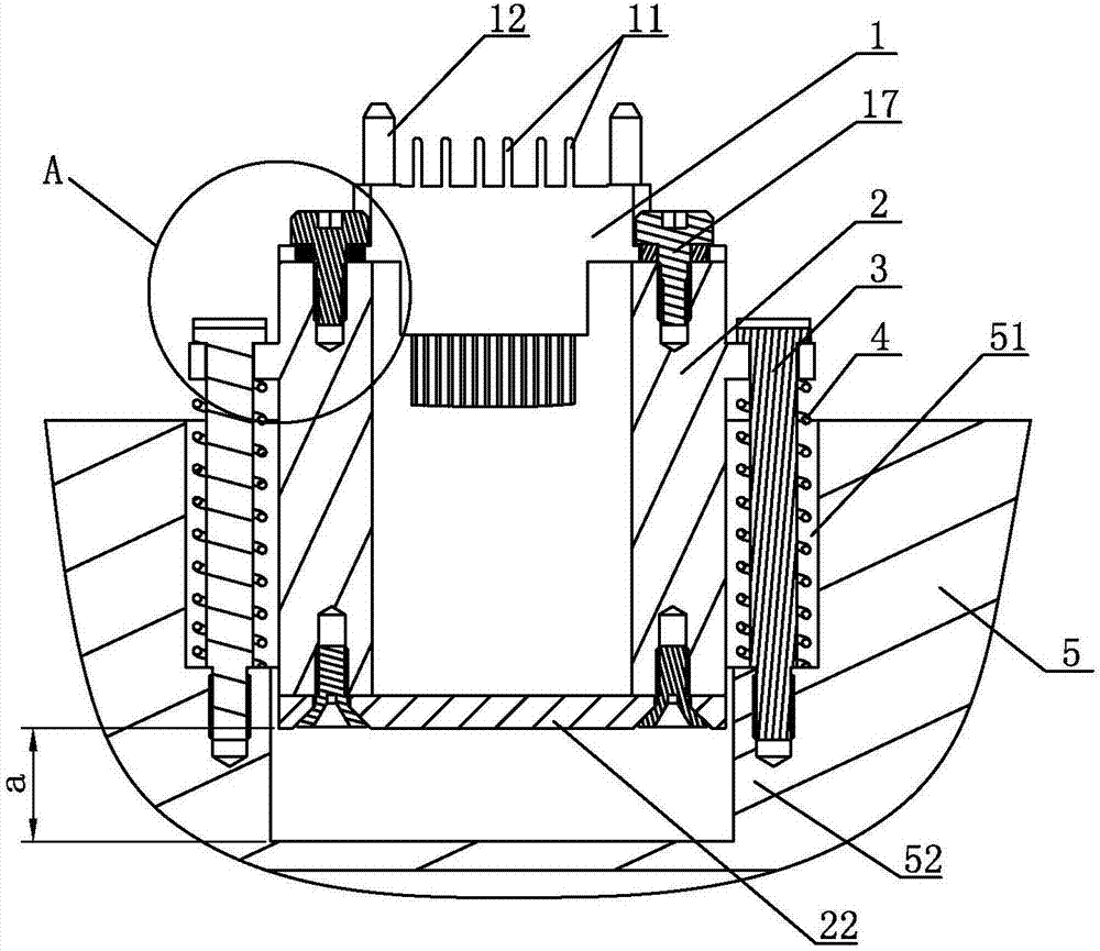 Floatable electrical plug support assembly