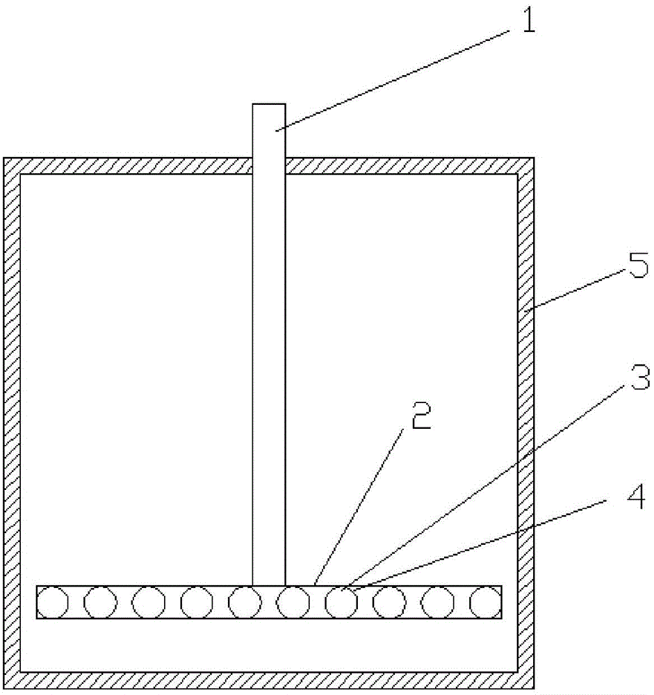 Aeration device applicable to biological desulfurization of natural gas, and biological reaction system