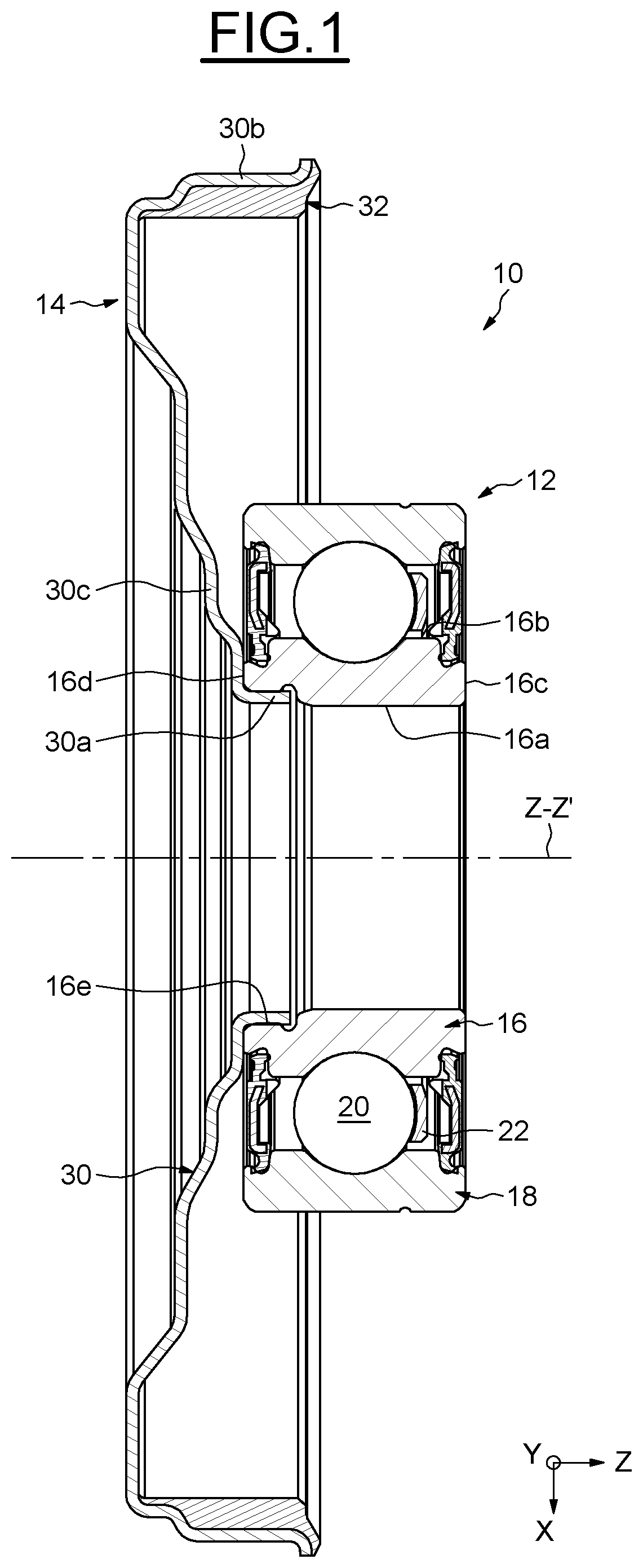 Device and method for determining a total pitch deviation of an annular product