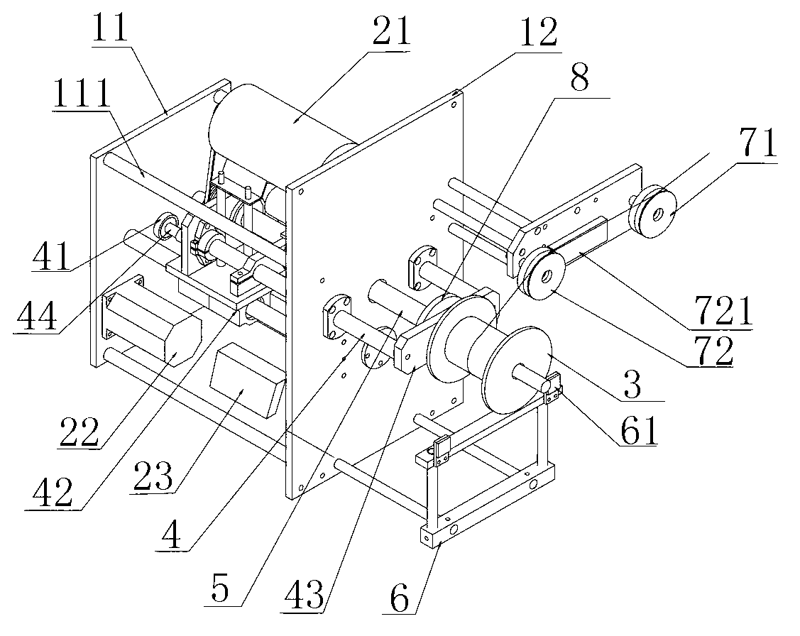 Reel-up system and reel-up method thereof
