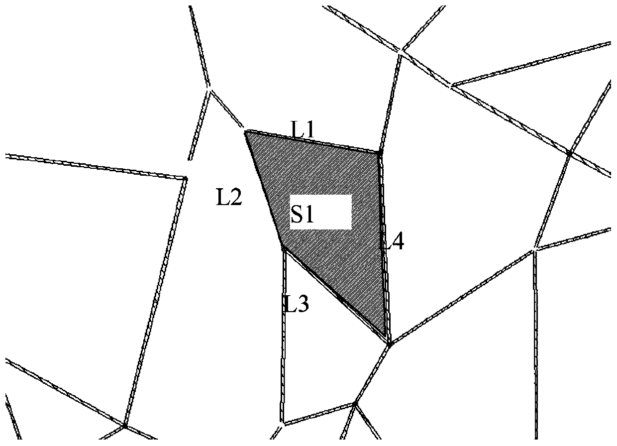 Determination method of river non-point source pollution load in plain river network area based on grid processing