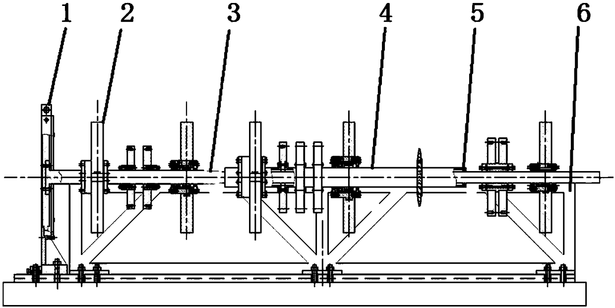 Pneumatic turbine driven double rotor test bench