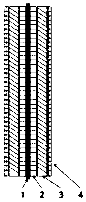 Multi-layer electrode structure for lithium sulfur battery and preparation method thereof