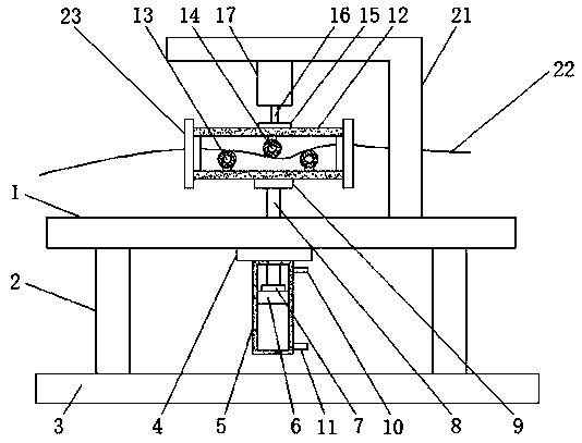 A kind of textile nylon guide wire device