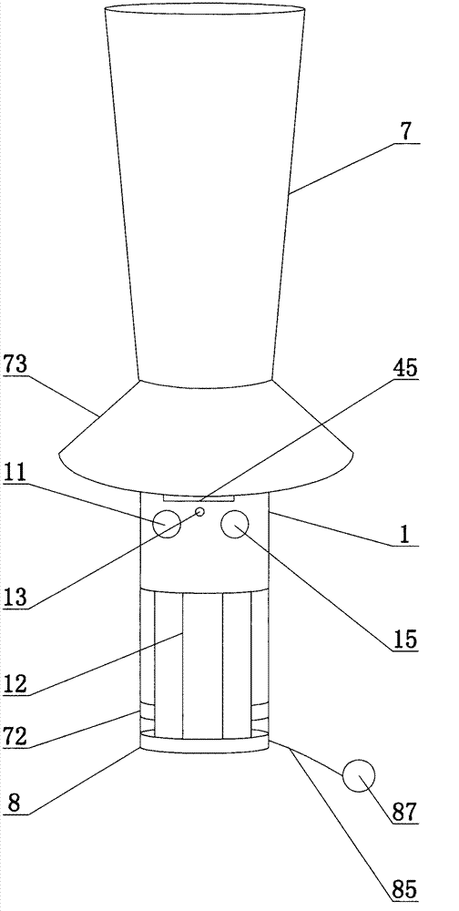 High-voltage electroscope