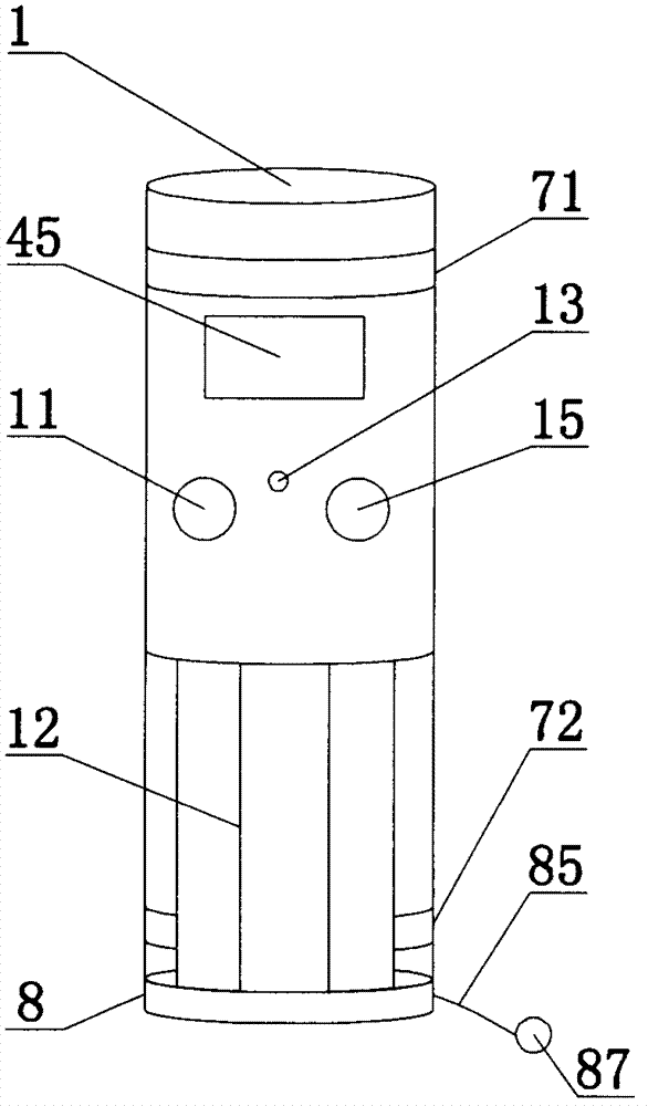 High-voltage electroscope