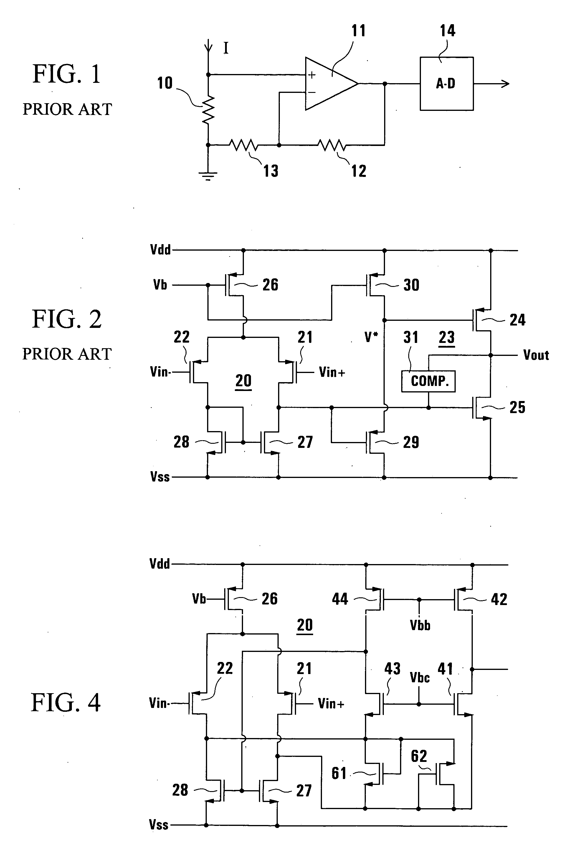 Class ab CMOS amplifiers