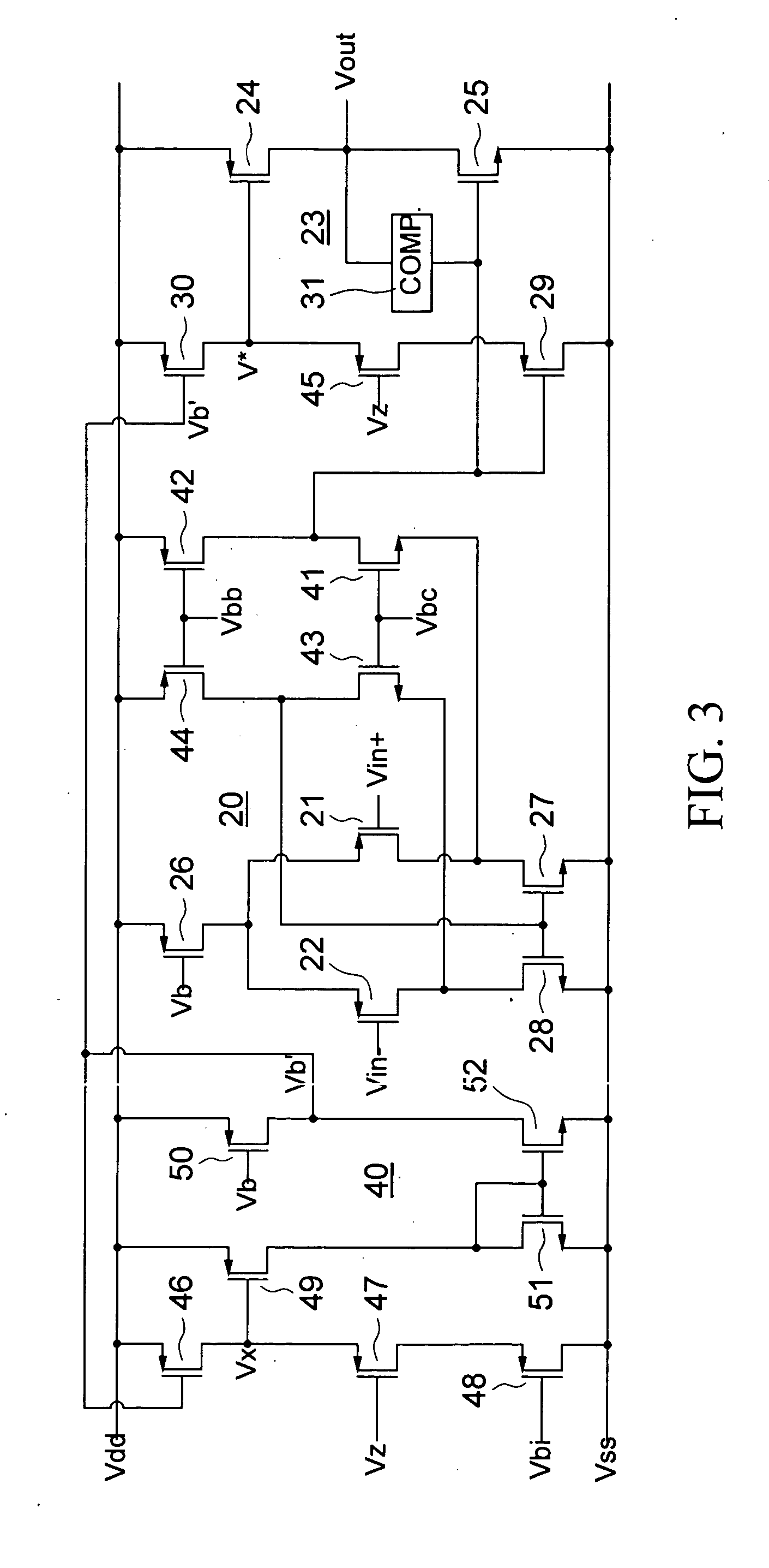 Class ab CMOS amplifiers