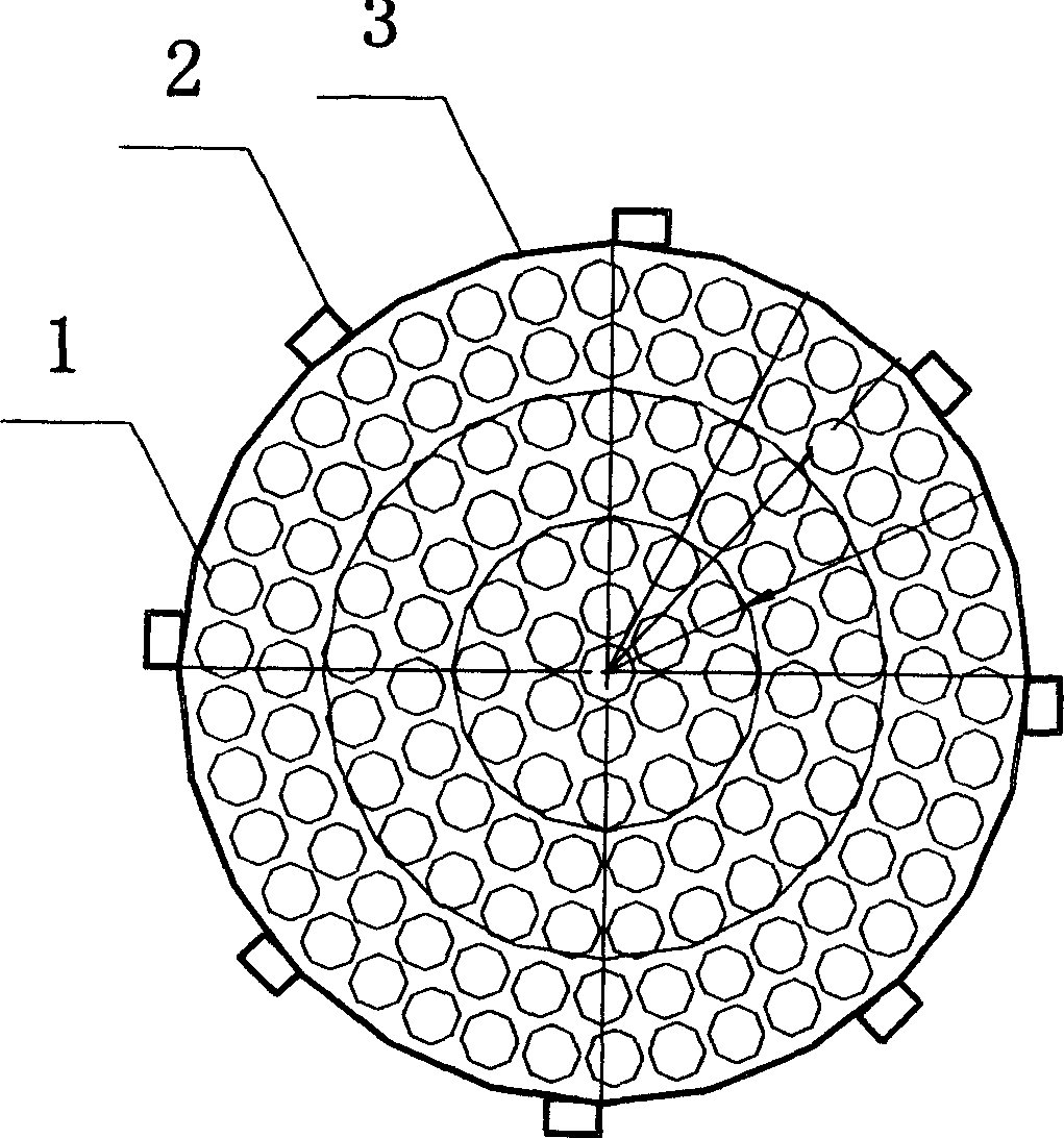 Stuffing composite rotating bio-disc sheet