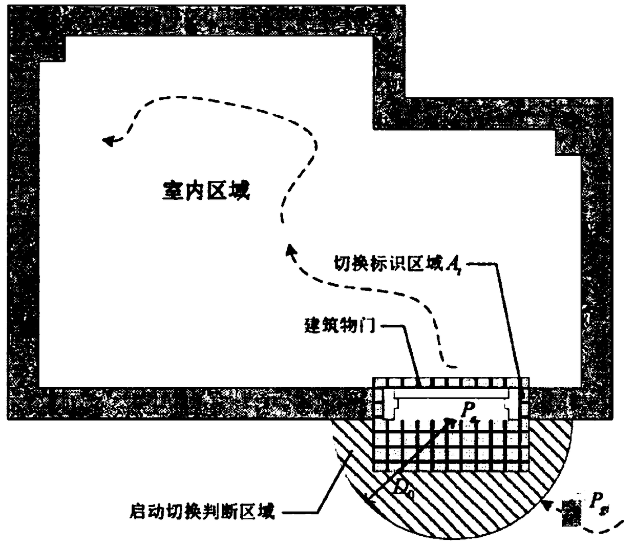 A wireless positioning system for a new energy vehicle charging rack and its application method