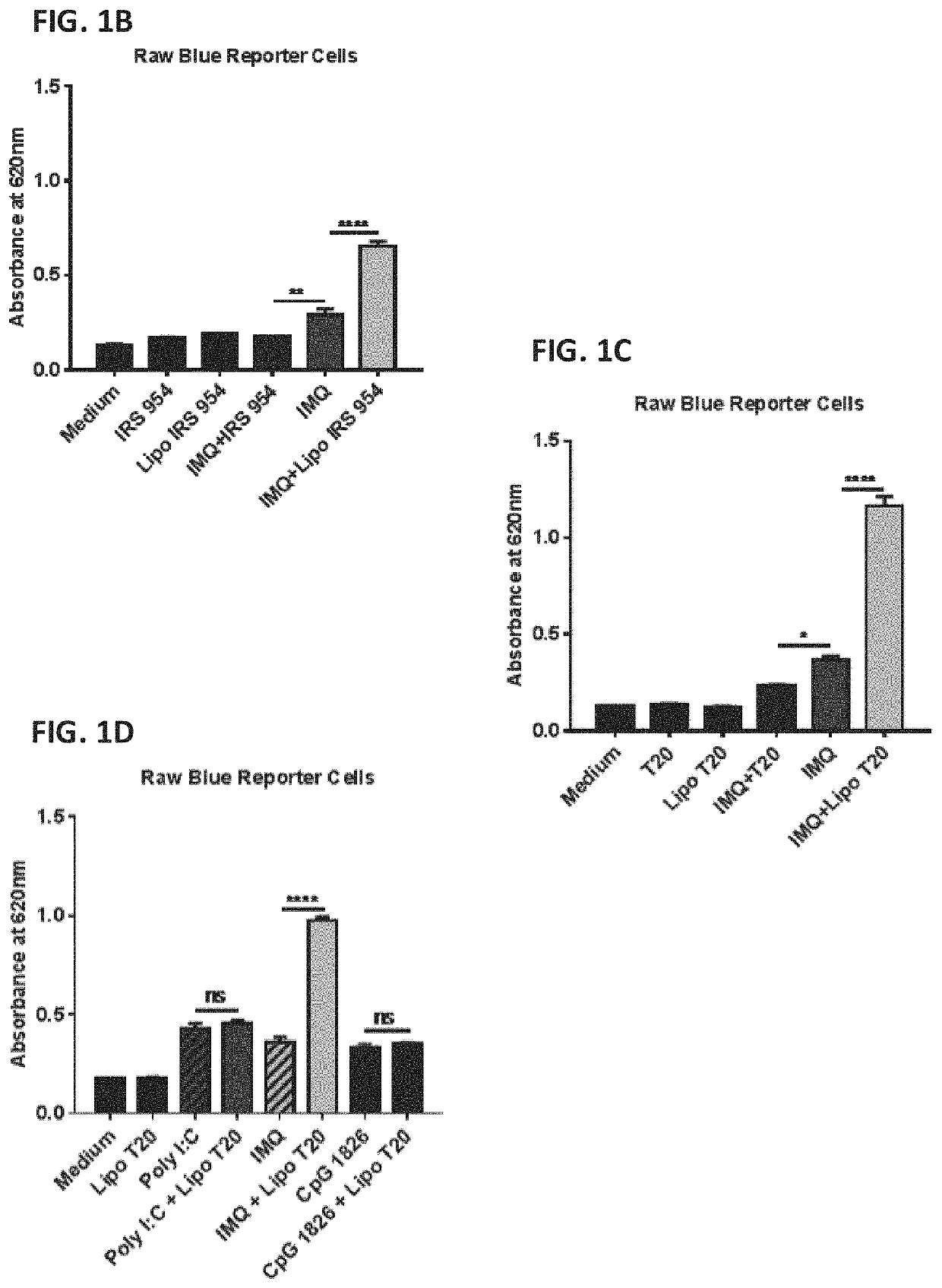 Amphiphilic oligodeoxynucleotide conjugates as adjuvant enhancers