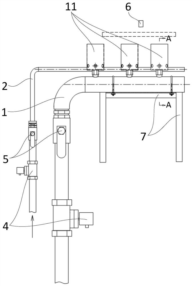 An indirect ignition preheating system