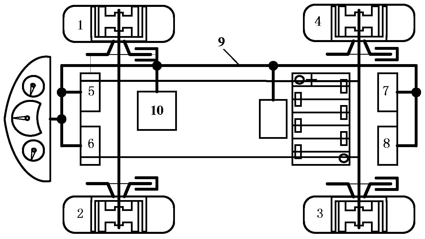 Drive skid prevention control algorithm for four-wheel independent drive electric automobile