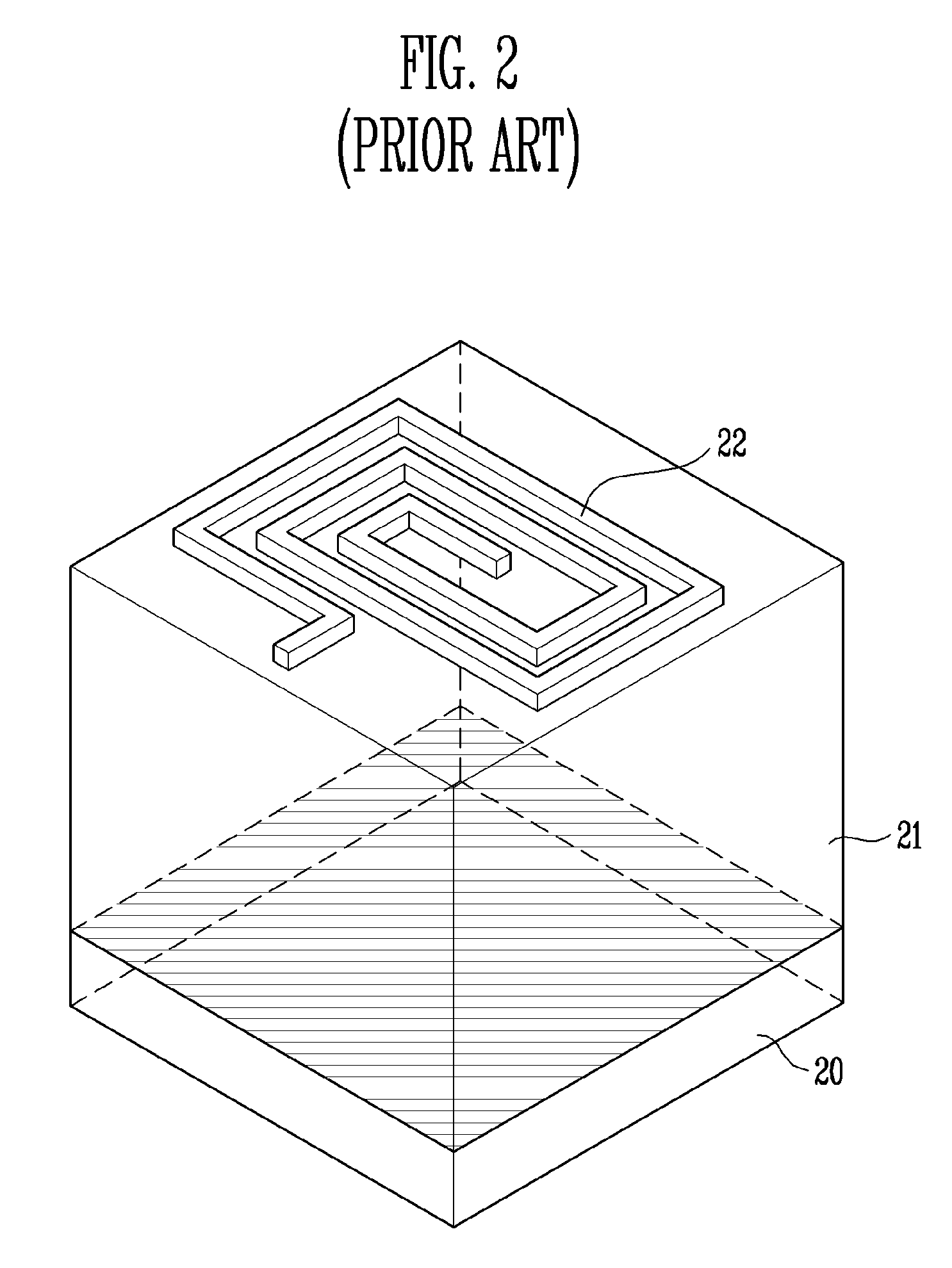 Vertically formed inductor and electronic device having the same