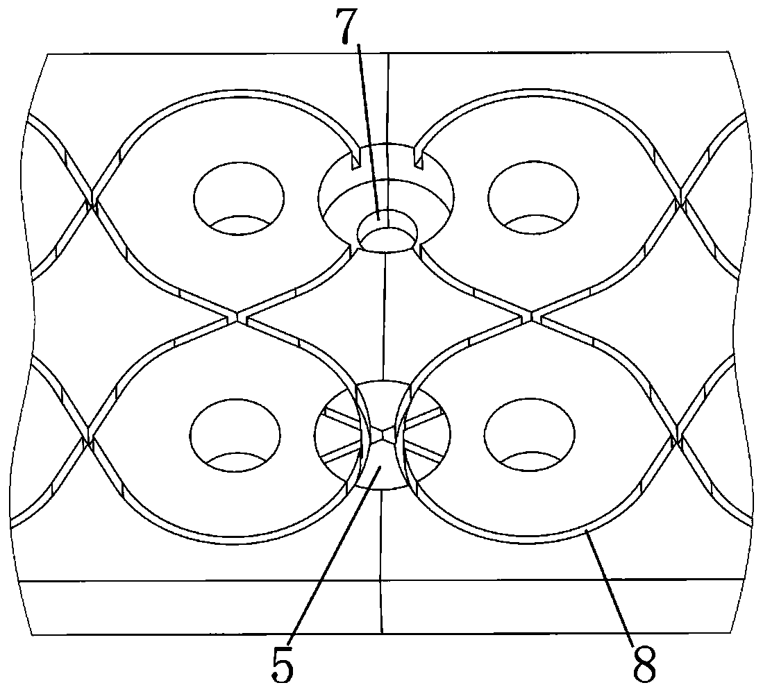 Weaving method of variable-mesh knotless net