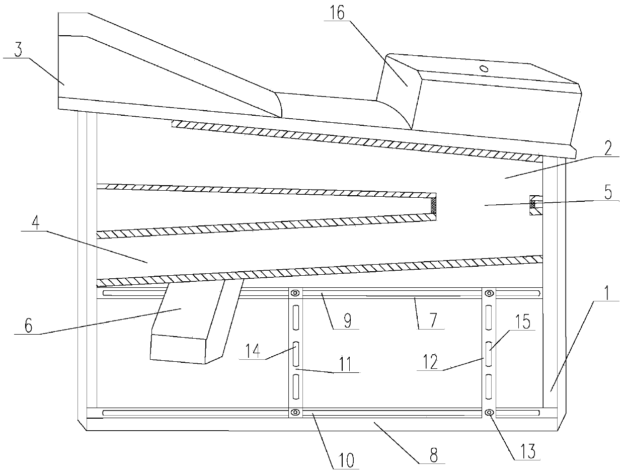 Specific corn threshing machine