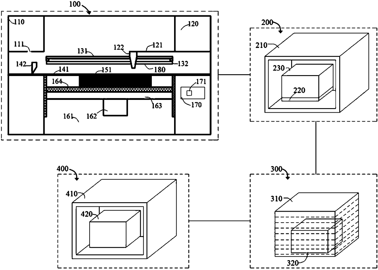 Rapid formation method of infrared precuring water-soluble salt core