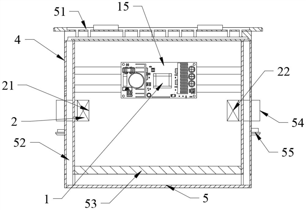 Waterproof high-frequency transformer with harmonic elimination function