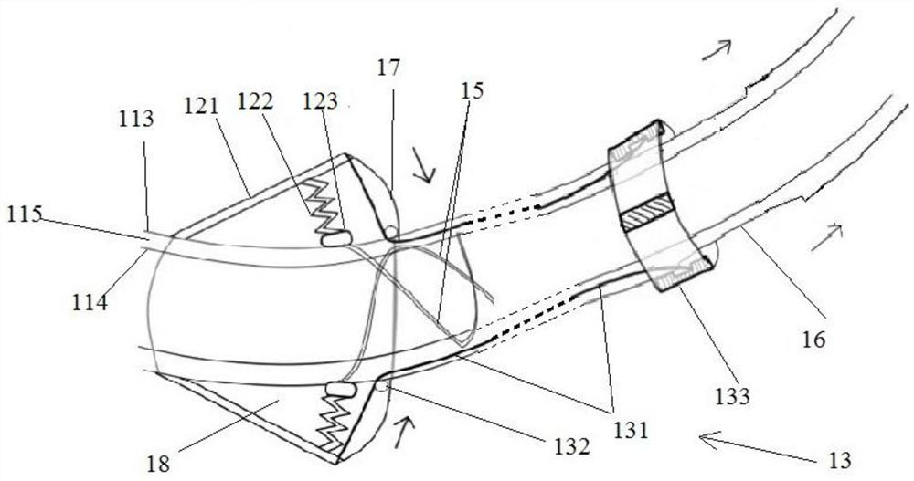 Tracheal catheter indwelling depth detection device and tracheal catheter