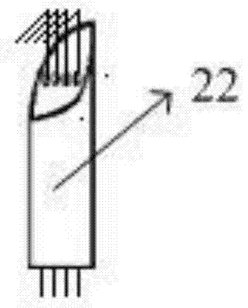 Four-point resistor testing device