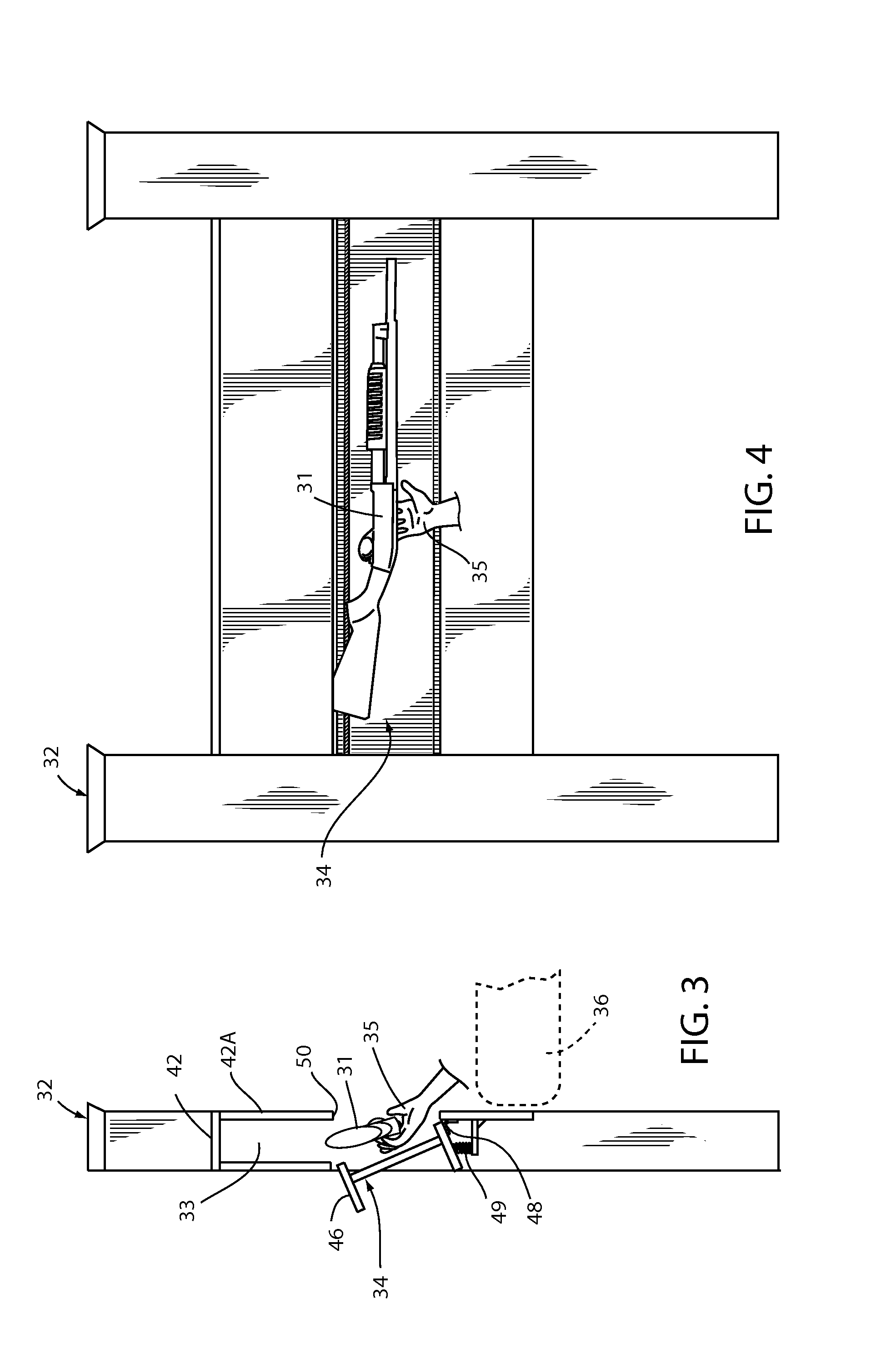 Furniture structure providing weapon delivery system