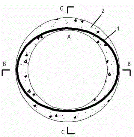 Novel reinforced bar type ultra-high-performance concrete pipeline and preparing method thereof