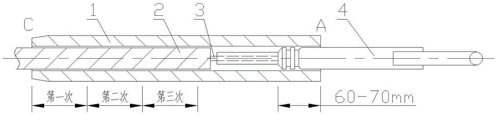 Hydraulic crimping technology forstrain clamp for steel-cored aluminum stranded wire