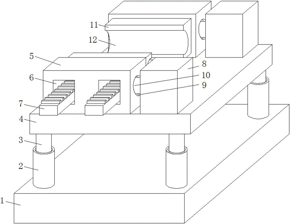 Petroleum pipe bracket device