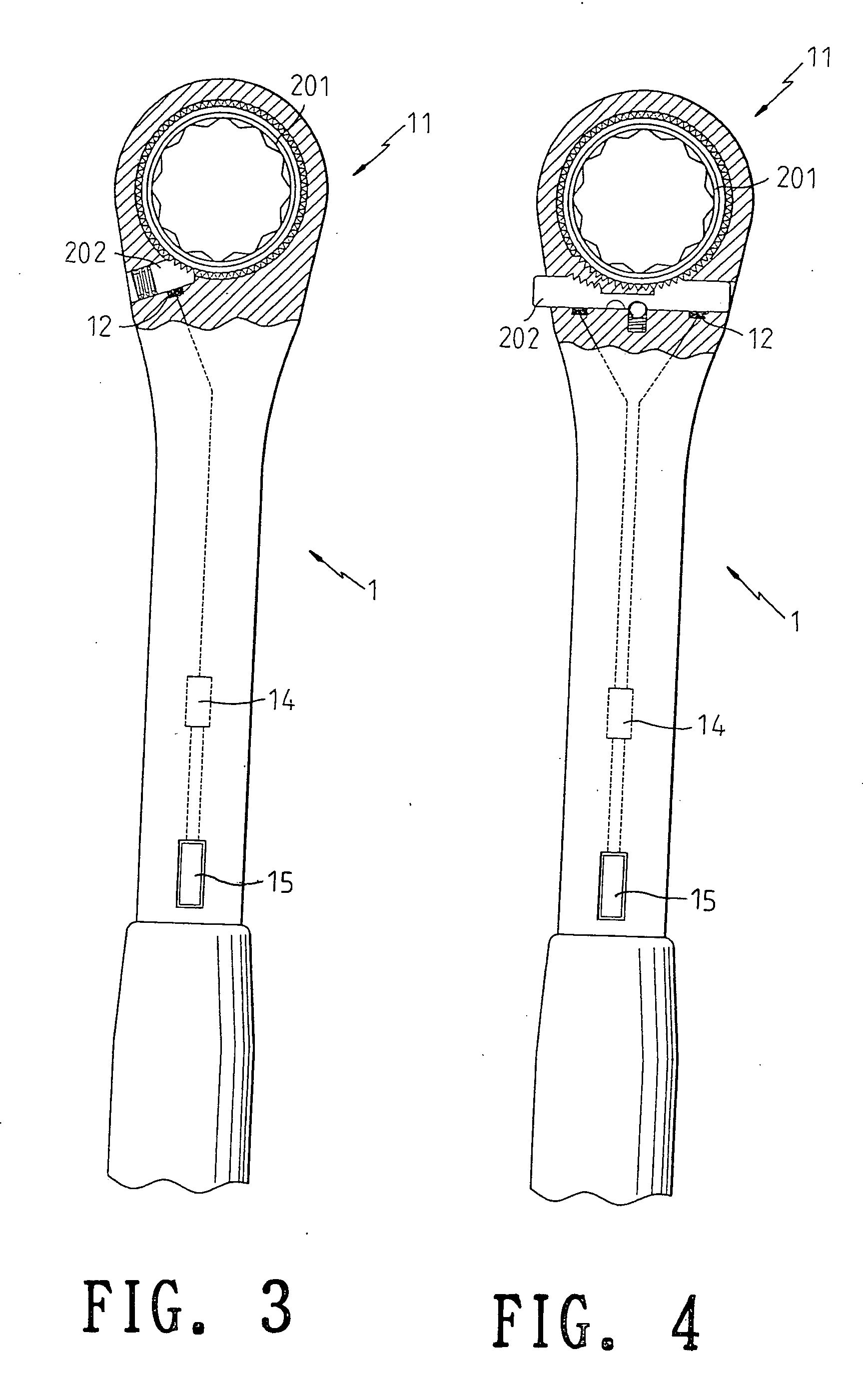 Hand tool with torque detection device