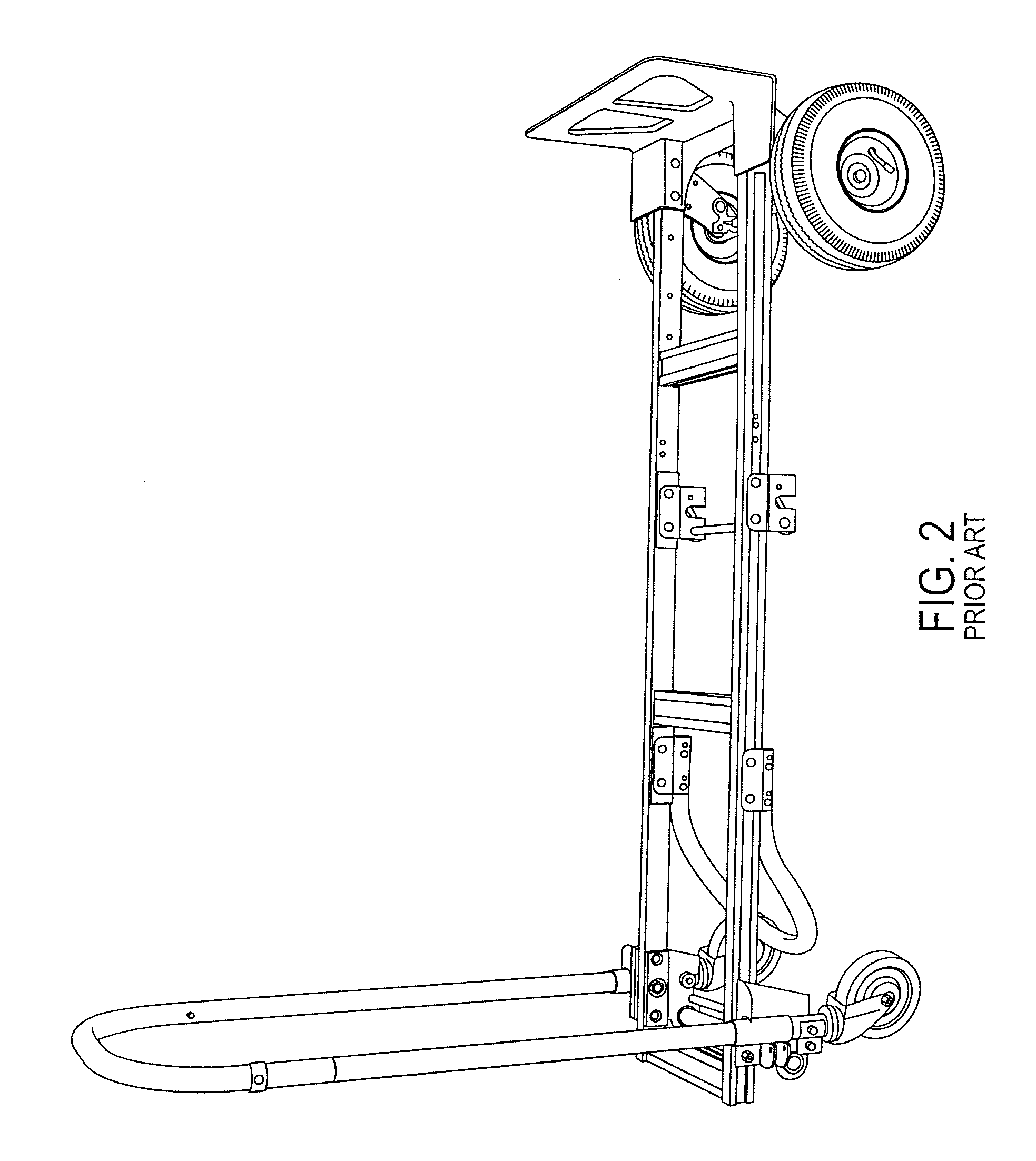 Pallet jack system and method for the transportation of stackable packaged goods pallets