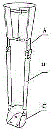 Human leg joint load-bearing relief device