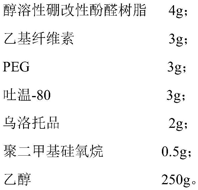 Hard alloy sintered anti-sticking coating adopting alcohol-soluble boron modified phenolic resin as well as preparation method and application of hard alloy sintered anti-sticking coating