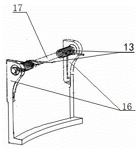 Drag parachute housing with combined rear cover for aircraft