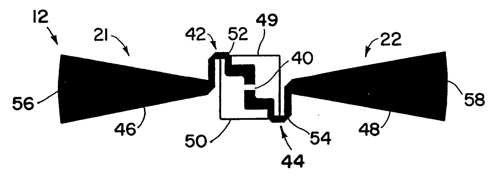 RFID device with content insensitivity and position insensitivity