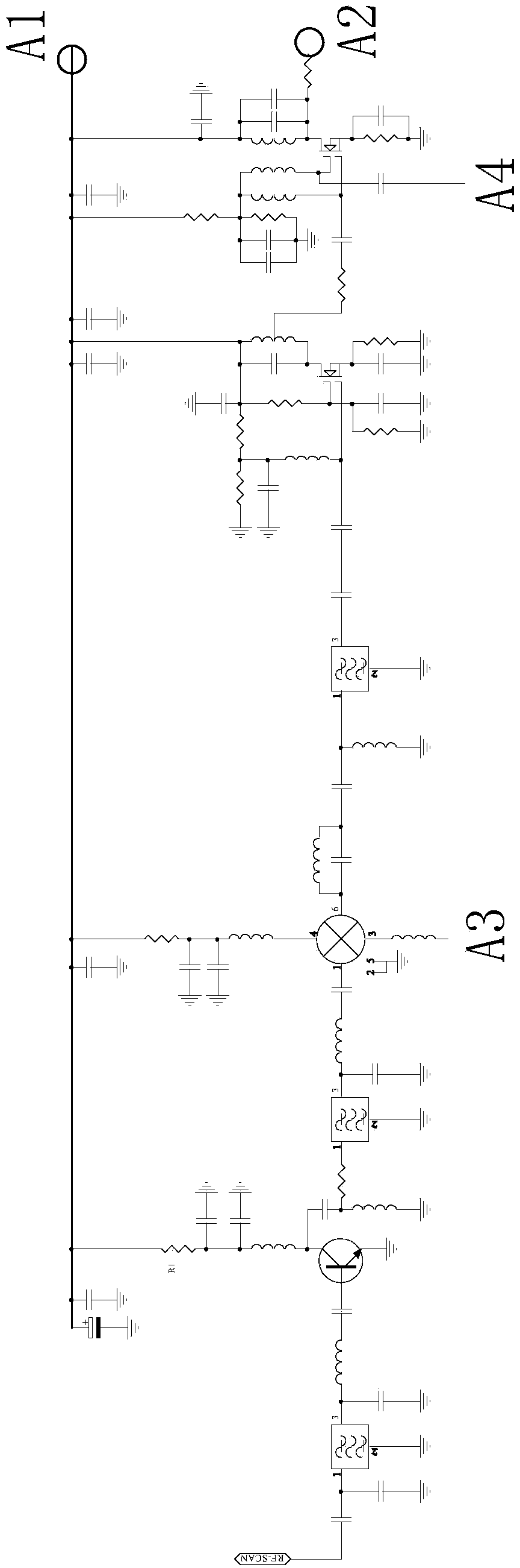 Microphone system circuit