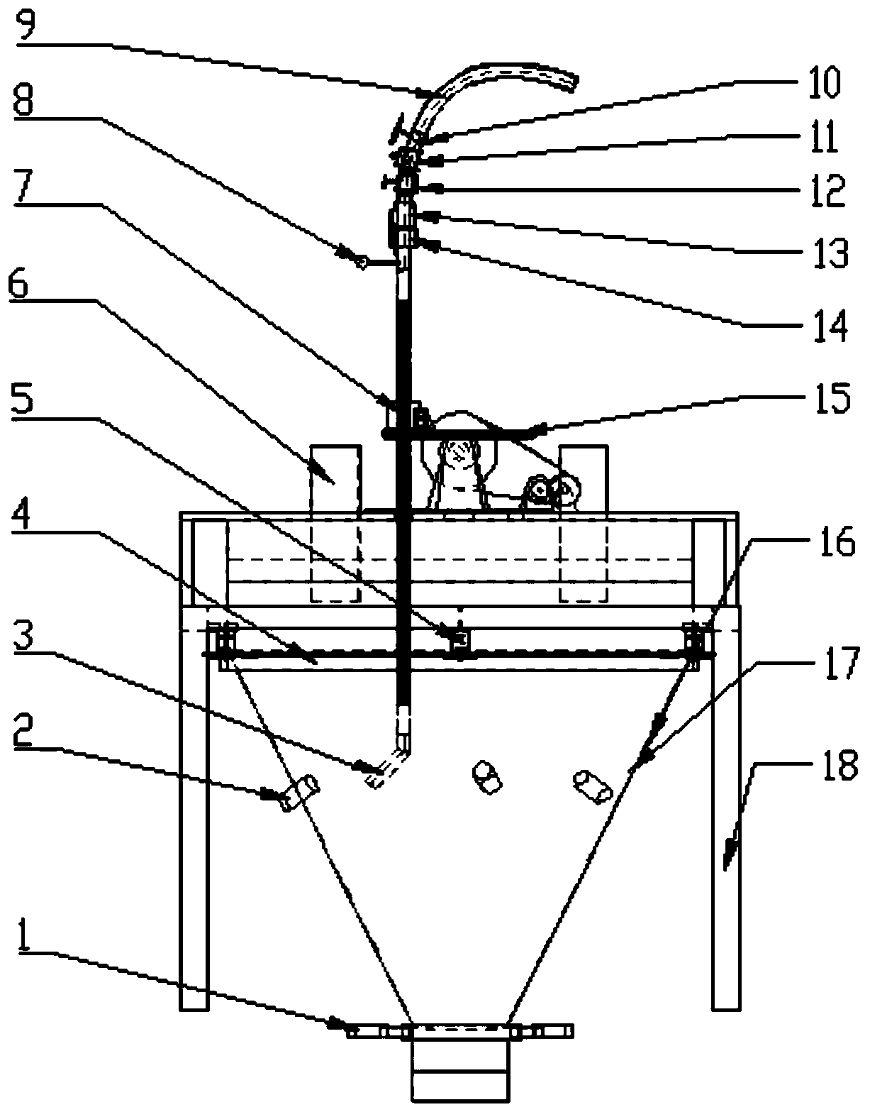 Out-of-tolerance automatic material fetching powder scale