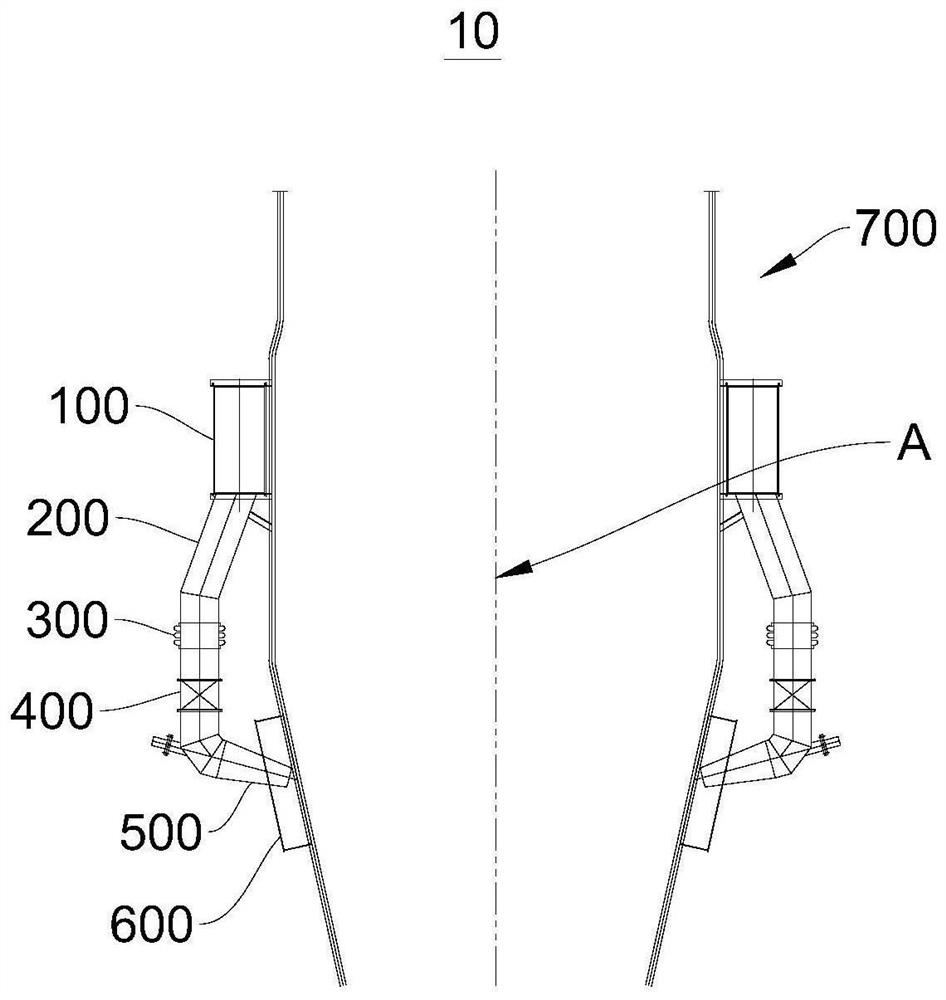 Circulating fluidized bed boiler